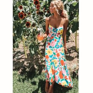 Floral Boho Maxi Summer Dress